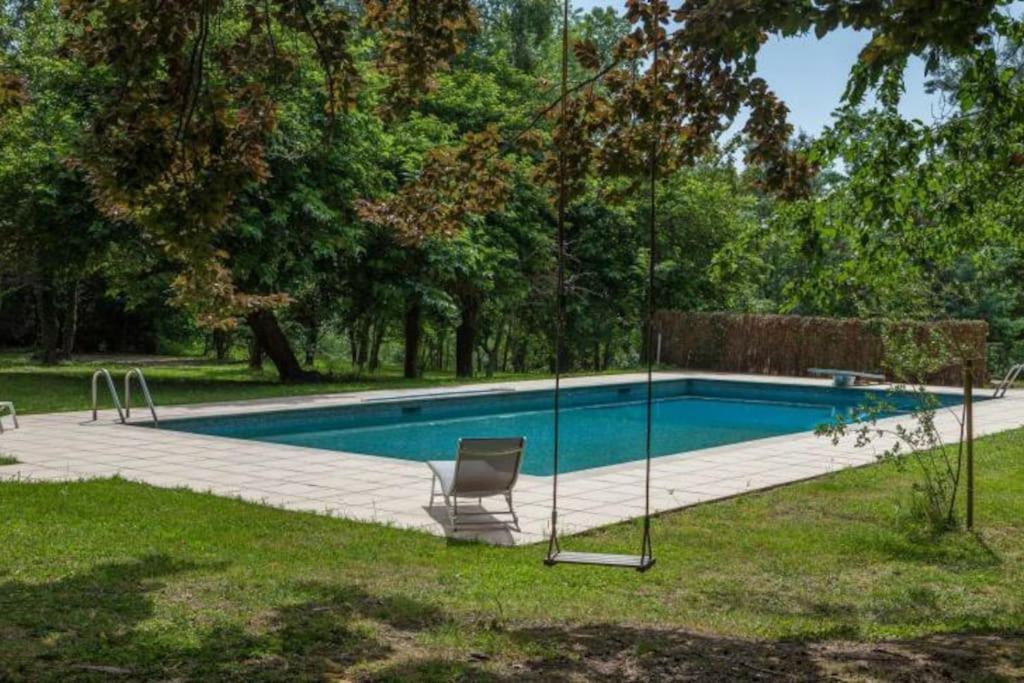 Domaine La Tuilerie Bed & Breakfast Guitres Bagian luar foto