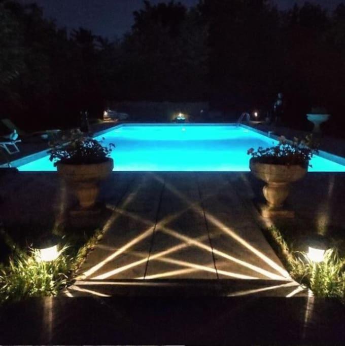 Domaine La Tuilerie Bed & Breakfast Guitres Bagian luar foto