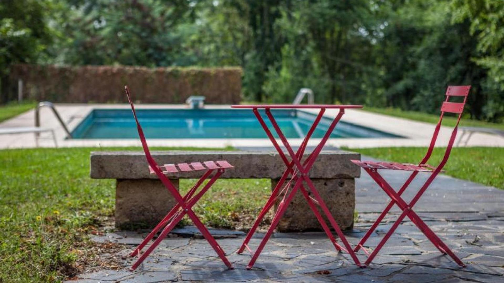 Domaine La Tuilerie Bed & Breakfast Guitres Bagian luar foto